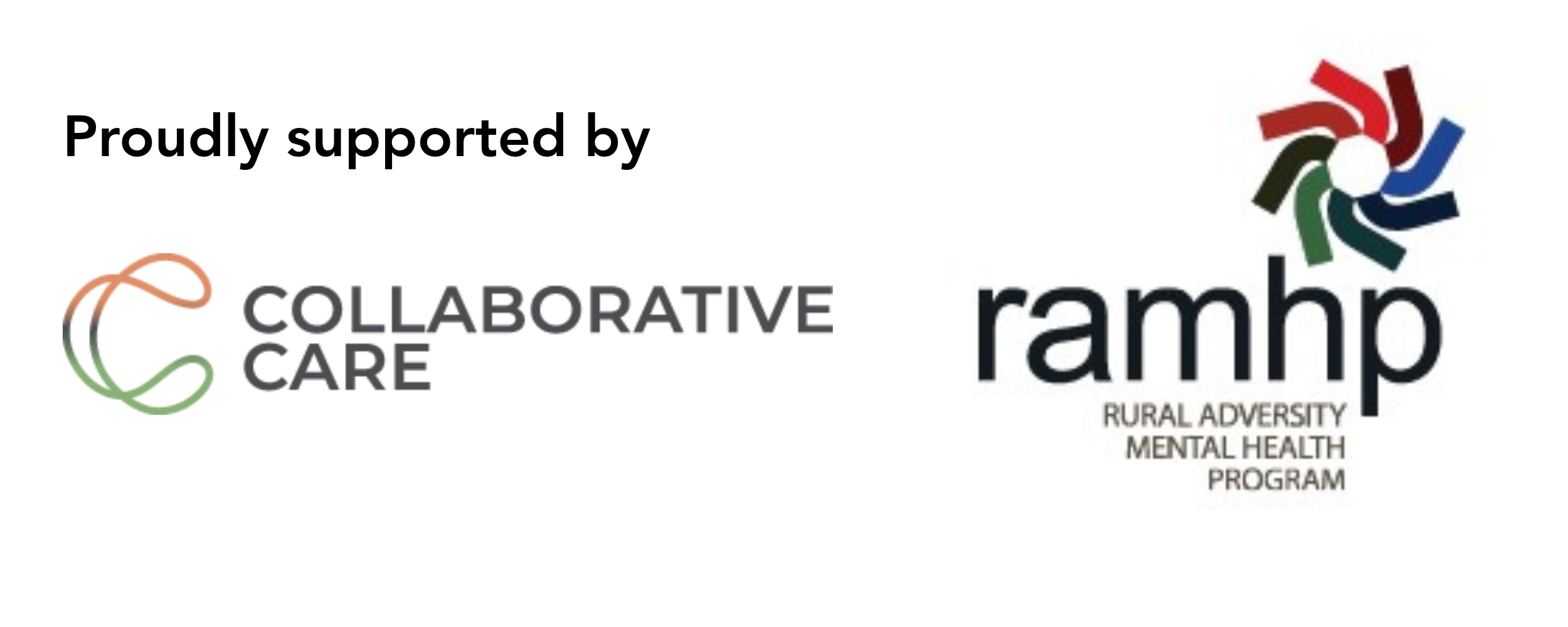 Collaborative Care and RAMHP logos