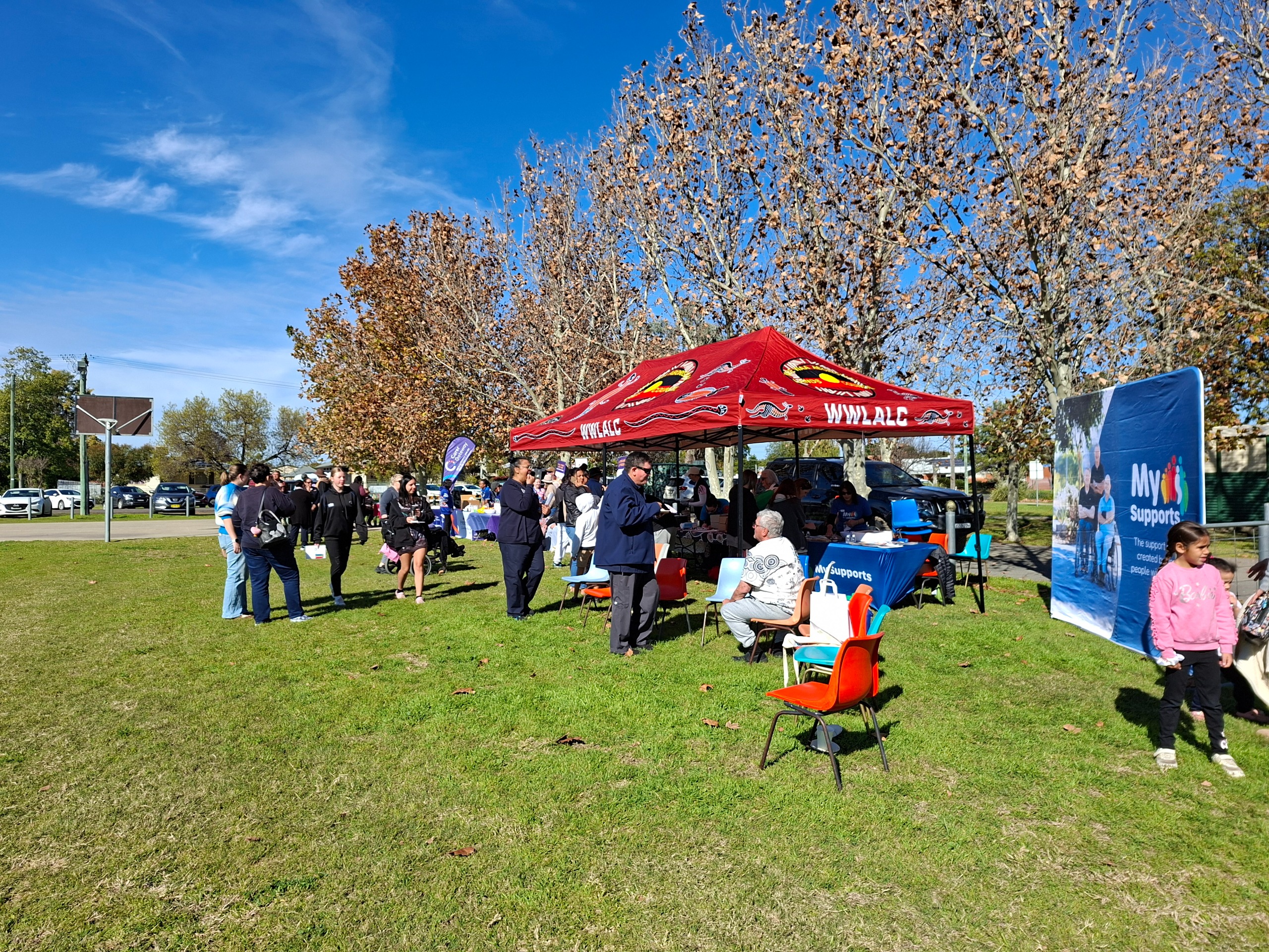 Red cake at Wee Waa NAIDOC Family Day 2026 